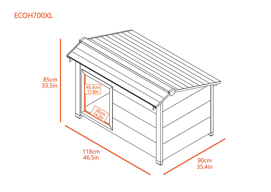 Ecoflex thermocore ii super insulated dog house hotsell