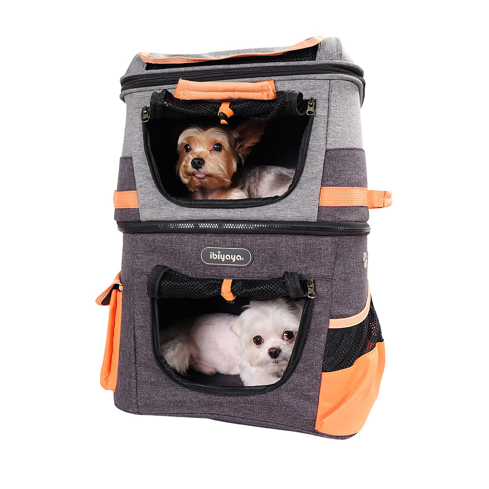 Ibiyaya Two-tier Pet Backpack