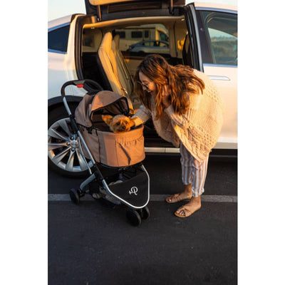 Petique Newport Pet Stroller (3-in-1 Travel System) With 